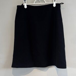 Giorgio Armani 46 black skirt wool a line